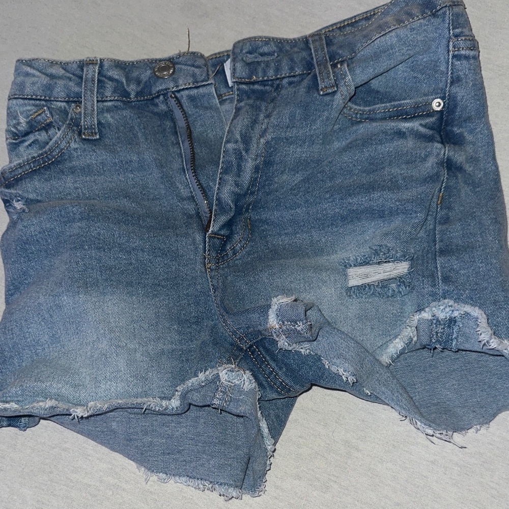 Womens Size 1 Vanilla Star Light Blue Denim Shorts.